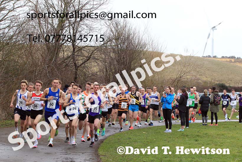 Senior Men and Veterans (Over 40s), 2023 NECAA Royal Signals Relays, Hetton le Hole, County Durham. Photo: David T. Hewitson/Sports for All Pics
